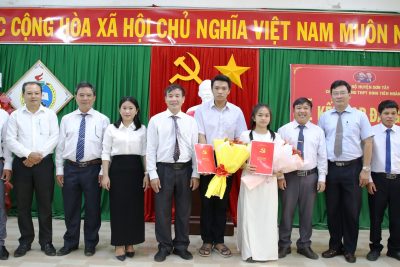 Lễ kết nạp đảng viên mới năm học 2023-2024